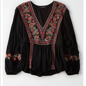 American Eagle Peasant Top